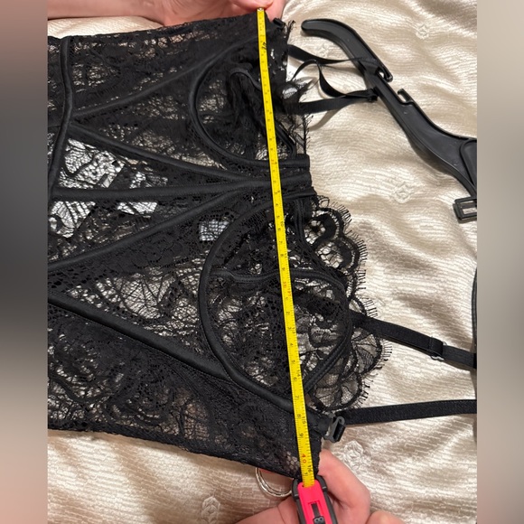 Kiki De Montparnasse Coquette Lace Dress, 8, Black - Picture 7 of 17